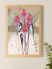 Load image into Gallery viewer, &quot;blue faced honeyeaters&quot; print
